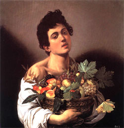 Caravaggio - Ragazzo con cesto di frutta - Roma
