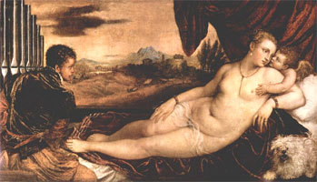 Tiziano - Venere e Amore - Berlino